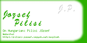 jozsef pilisi business card